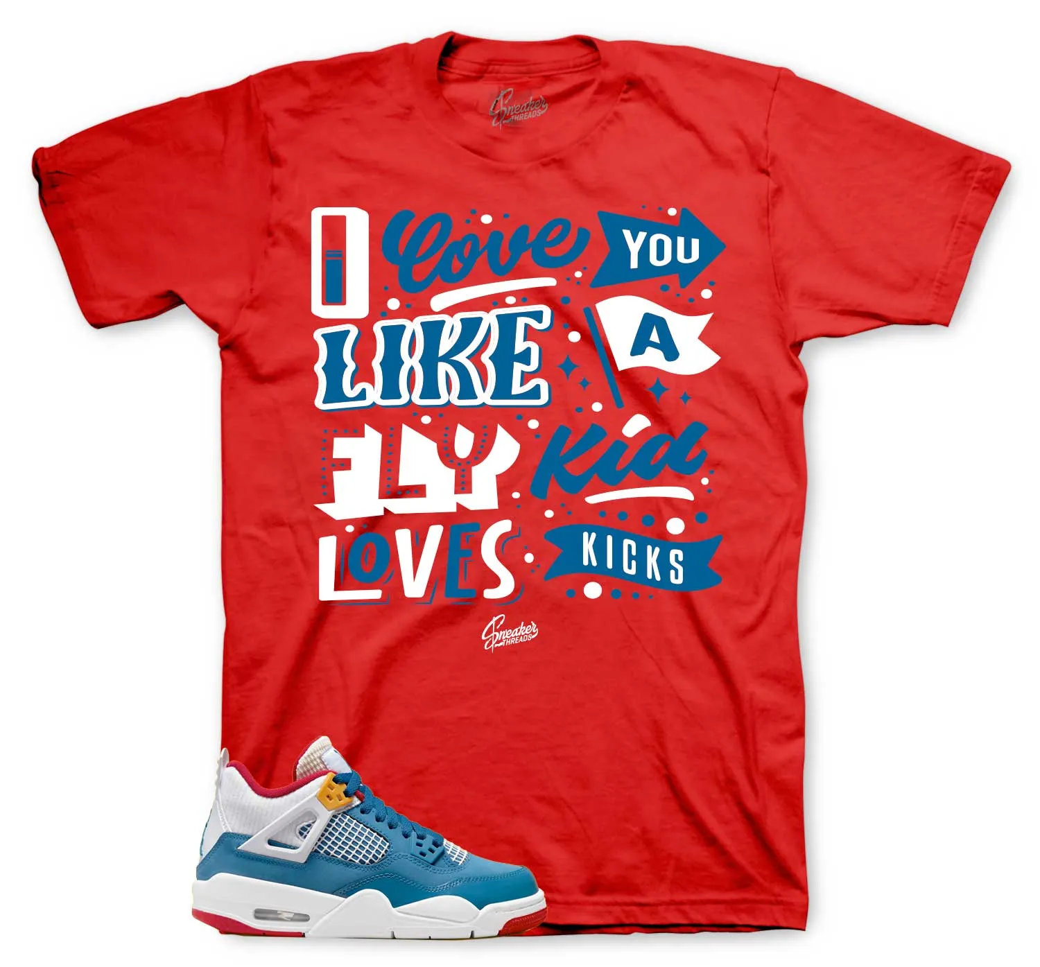 Retro 4 Messy Room Love Kicks Shirt