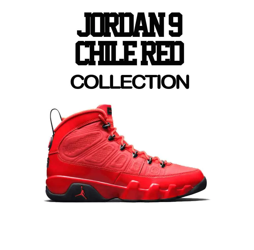 Retro 9 Chile Red Shirt - Trust issues - Black