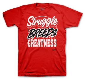 Retro 9 Gym Red Struggle Breeds Shirt