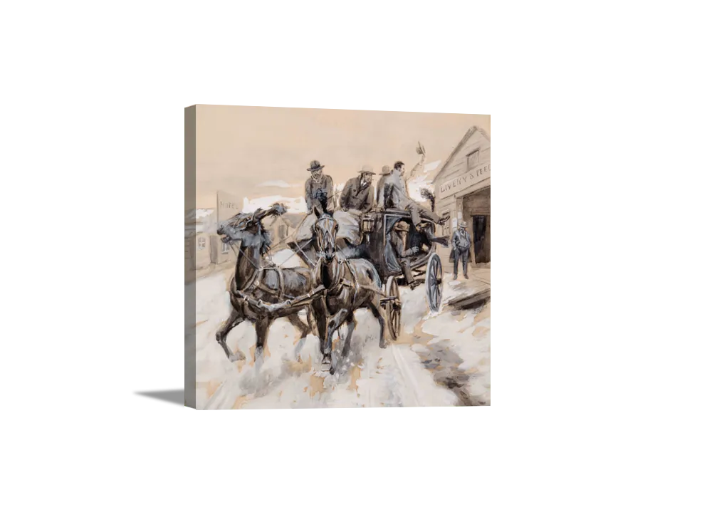 Rivals | Charles Russell Masters Classic Art in Gallery Wrapped Canvas | Various Sizes