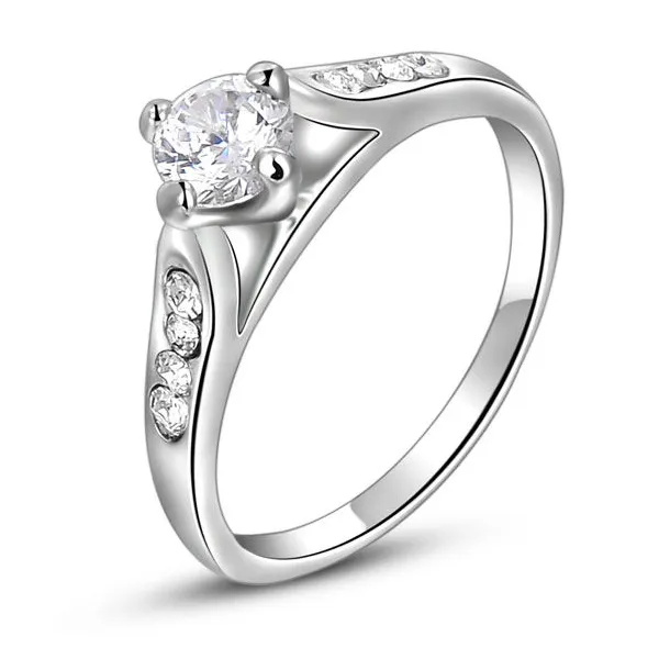 Silver Color Promise Ring