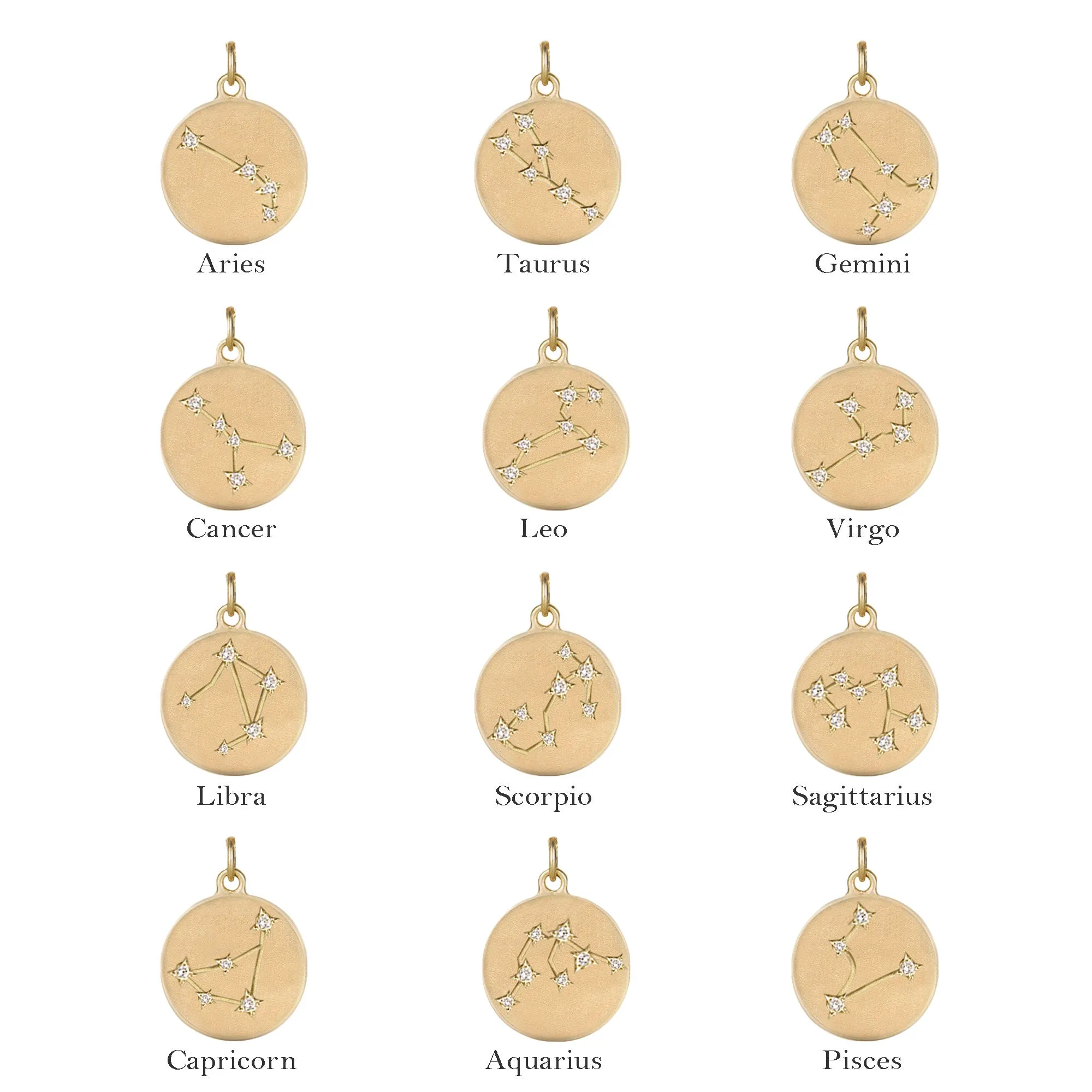 Star Constellation Zodiac Charm