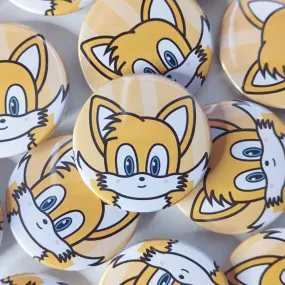 Tails 38mm Button Badge