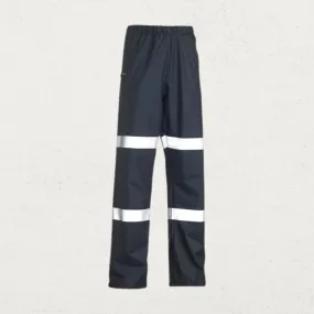 Taped Stretch PU Navy Rain Pant