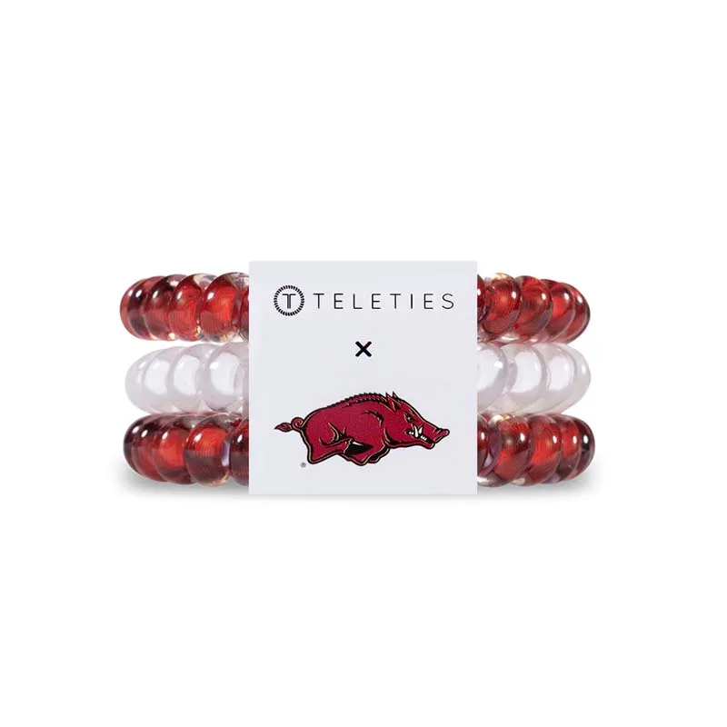 TELETIES | Small 3 Pack - University of Arkansas