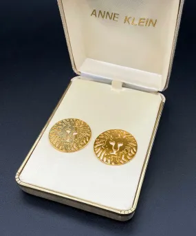 【USA輸入】ヴィンテージ ANNE KLEIN ライオン ピアス/Vintage ANNE KLEIN Lion Post Earrings