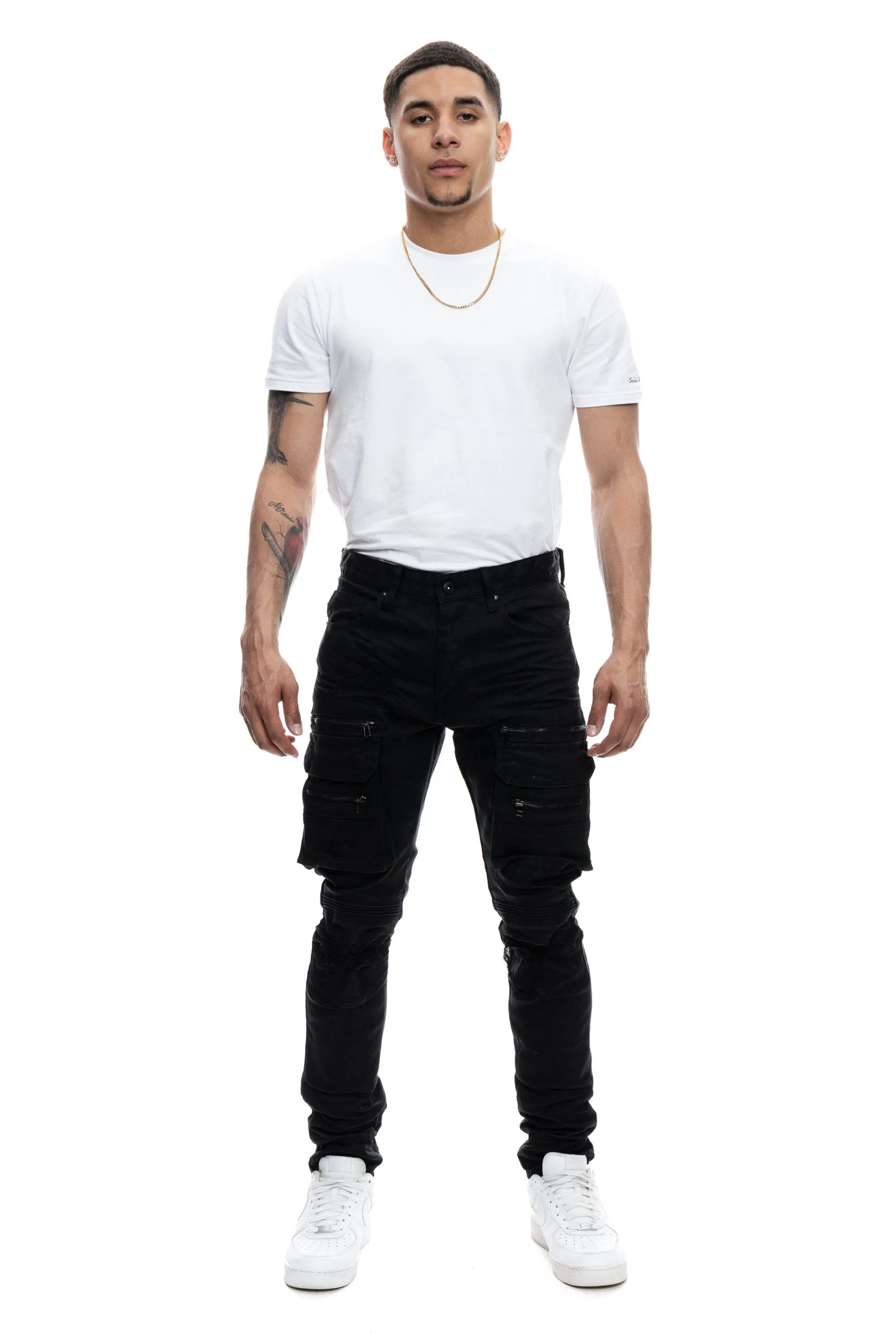 Utility Engineered  Pant - Jet Black