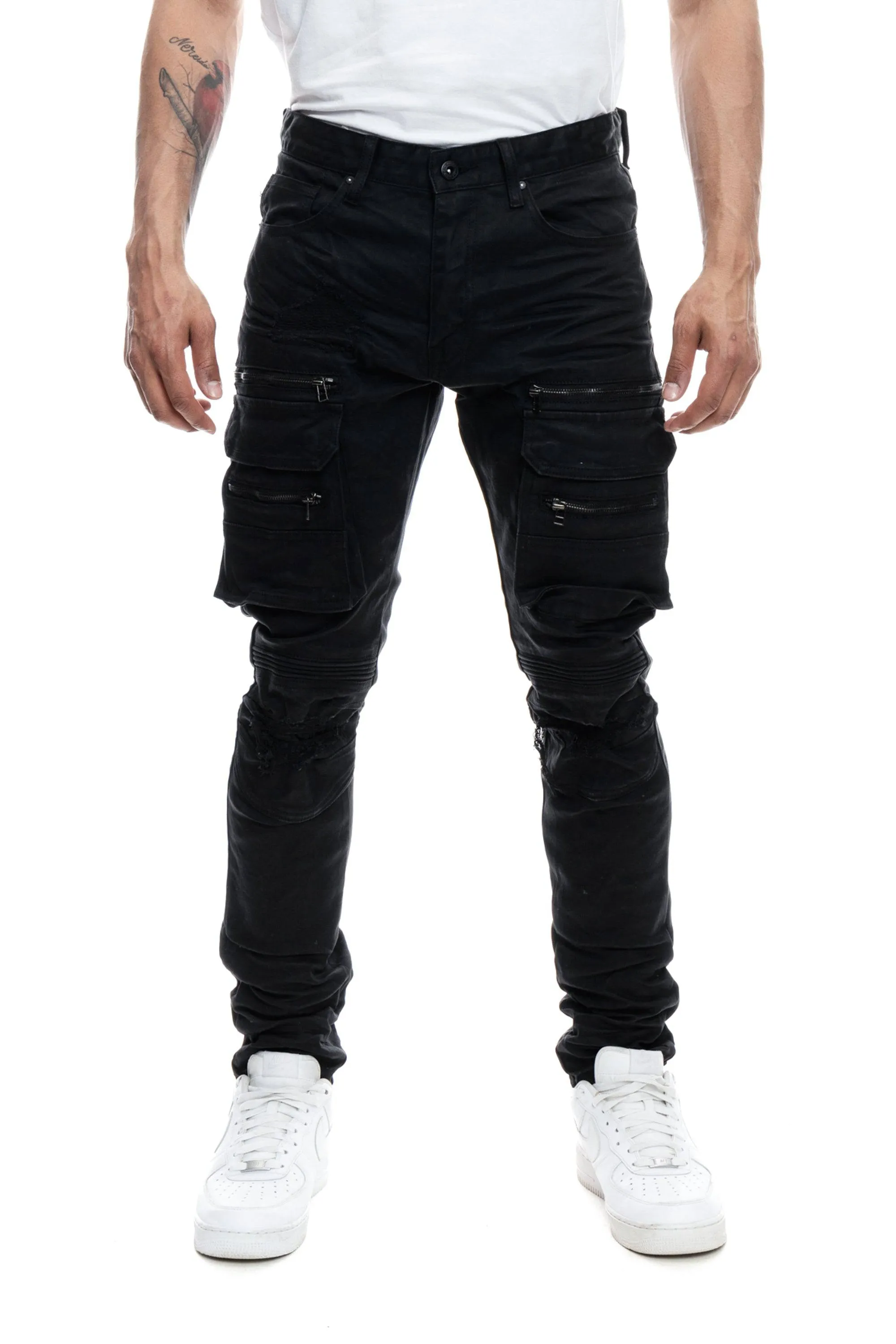 Utility Engineered  Pant - Jet Black