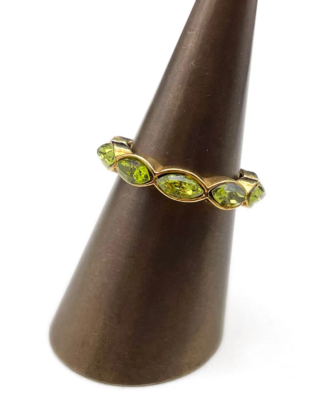 【ドイツ買付】ヴィンテージ SEIBOTH ペリドットグリーン エタニティ リング/Vintage SEIBOTH Green Eternity Ring